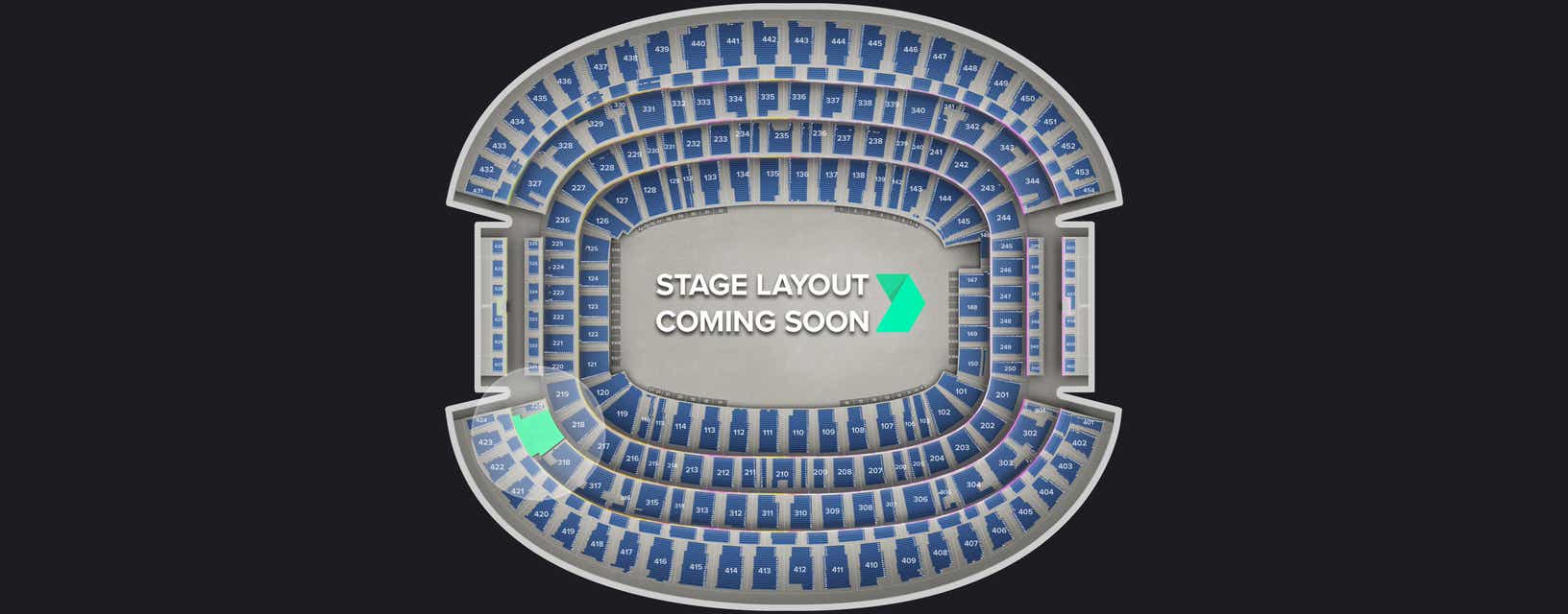 Seat view from Mezzanine