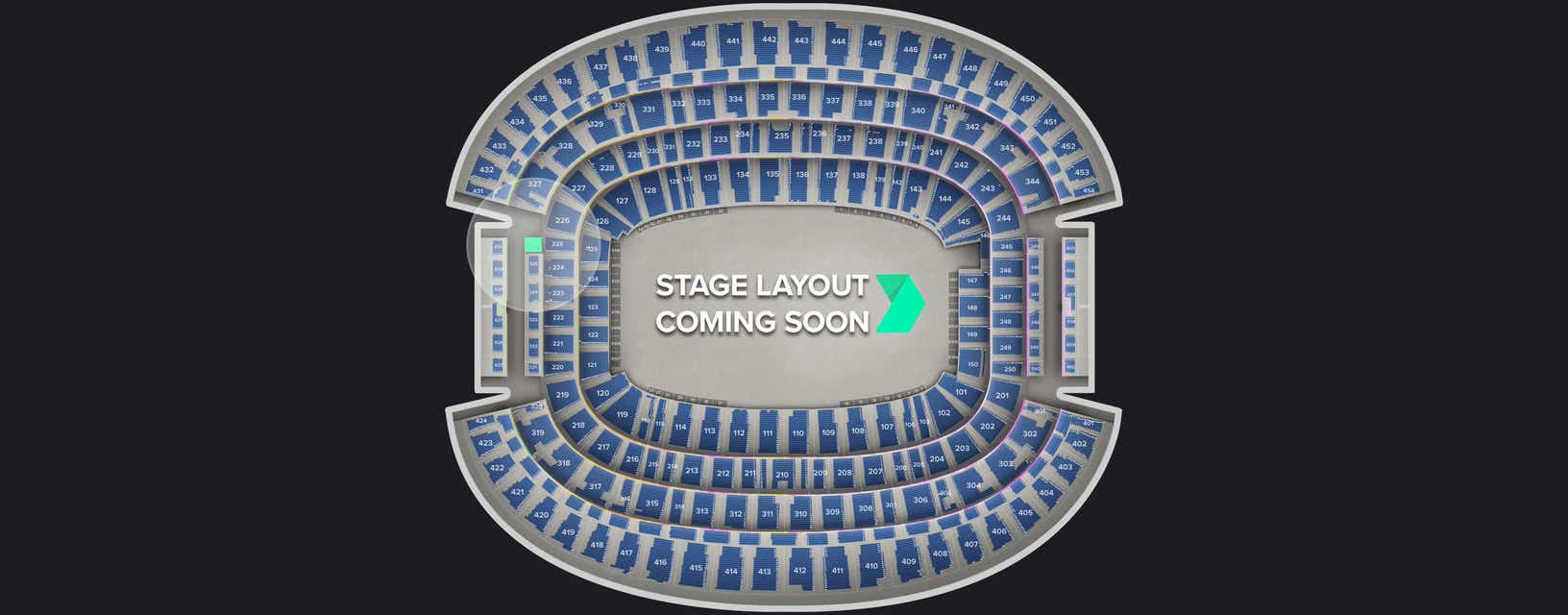 Seat view from Mezzanine