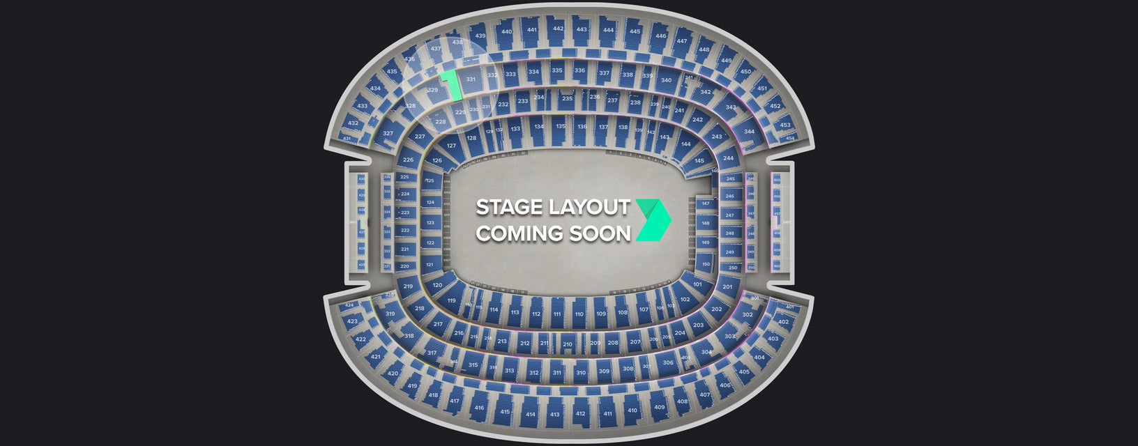 Seat view from Mezzanine