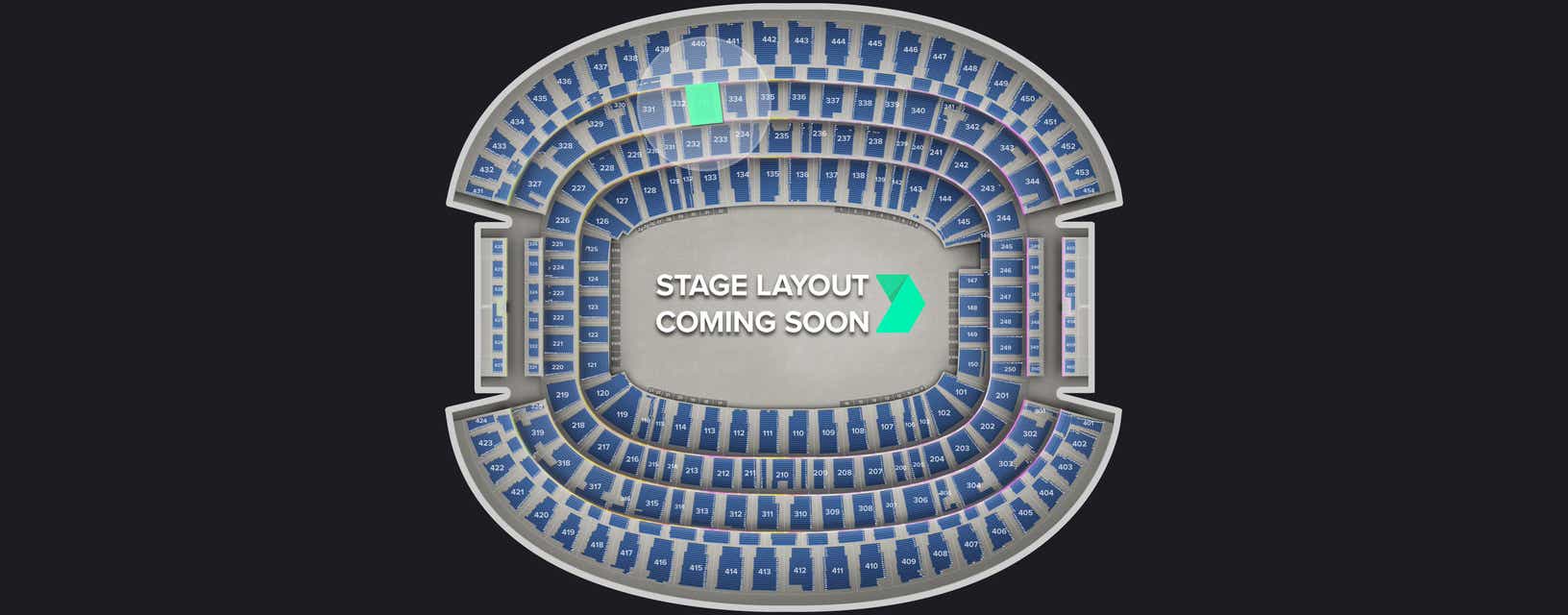 Seat view from Mezzanine