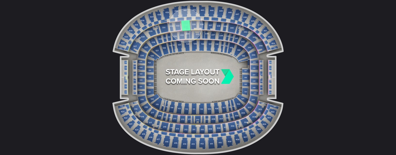 Seat view from Mezzanine