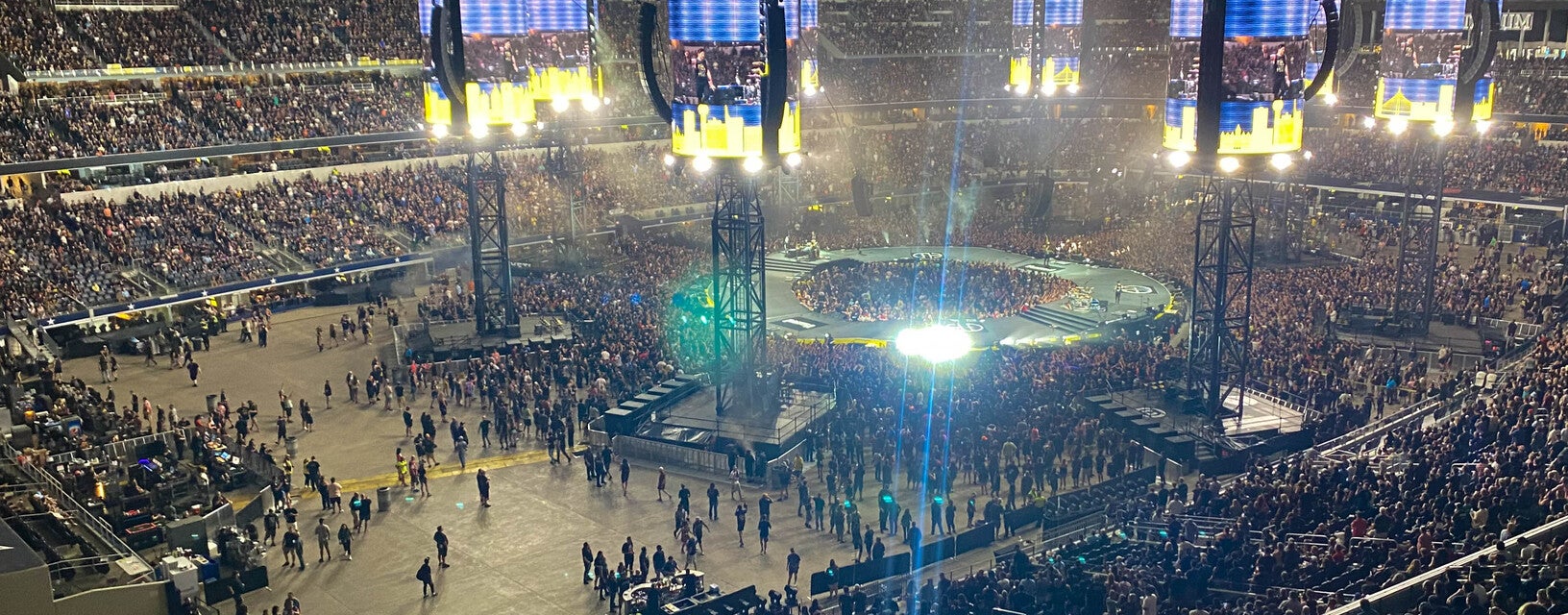 Seat view from Mezzanine