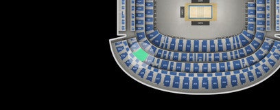 Seat view from Mezzanine