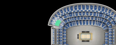 Seat view from Mezzanine