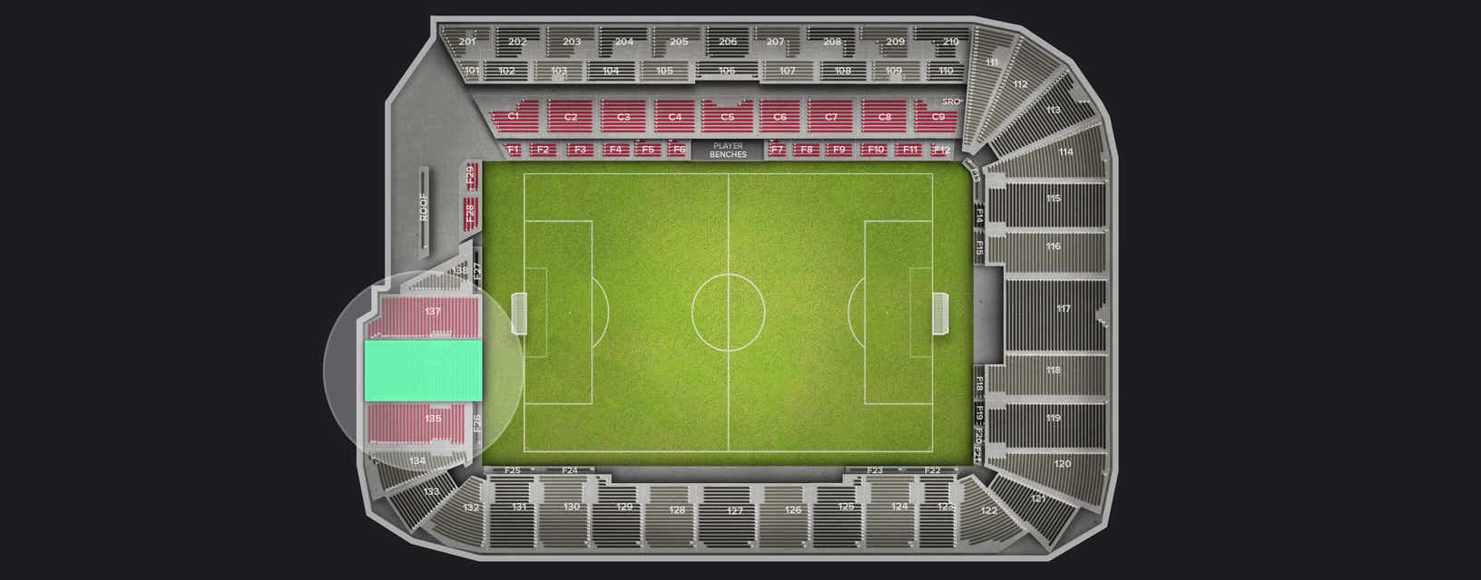 Seat view from Bowl