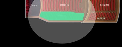 Seat view from Orchestra Left