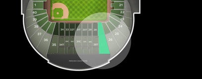 Seat view from Sideline