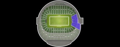 Seat view from Endzone