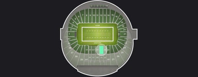 Seat view from Preferred Sideline