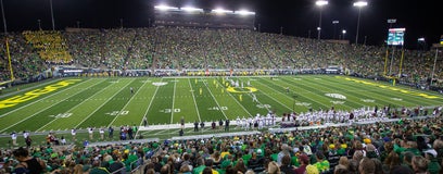 Seat view from Preferred Sideline