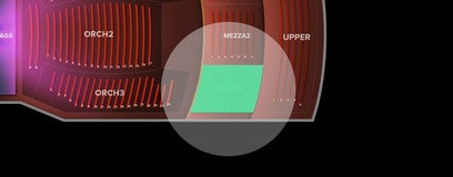 Seat view from Mezzanine