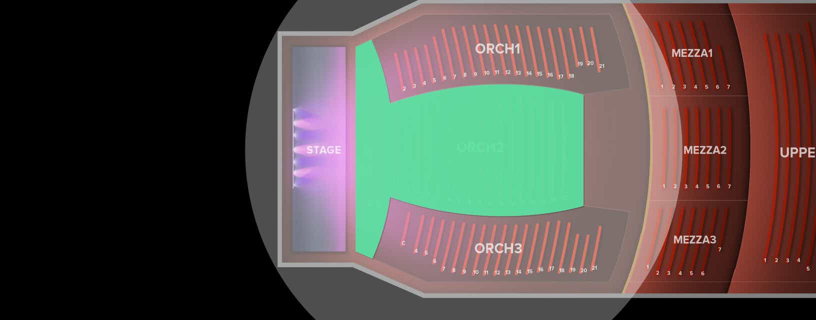 Seat view from Orchestra