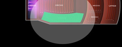 Seat view from Orchestra