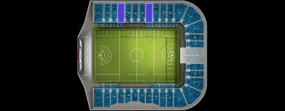 Seat view from East Midfield Reserved