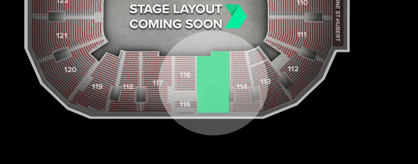 Seat view from Lower