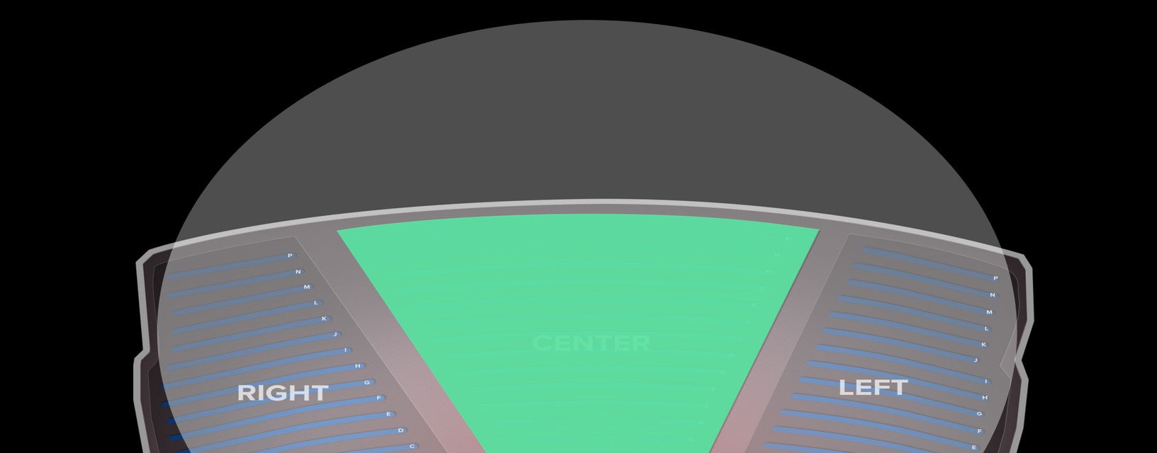 Seat view from Center