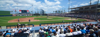 Seat view from Infield Box