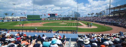 Seat view from Infield Box