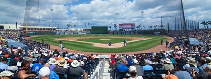 Seat view from Infield Box