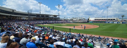 Seat view from Infield Box