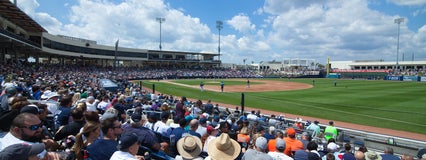 Seat view from Infield Box