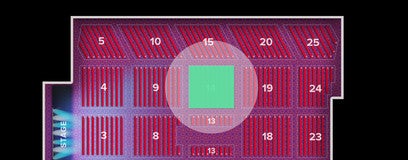 Seat view from Floor