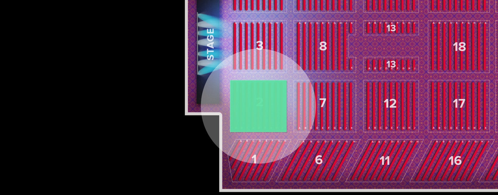 Seat view from Floor
