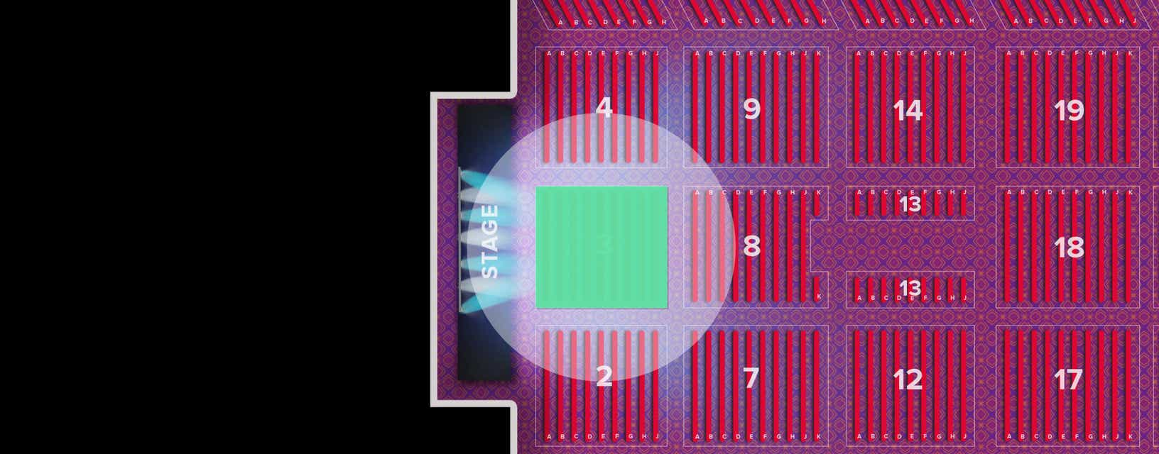 Seat view from Floor