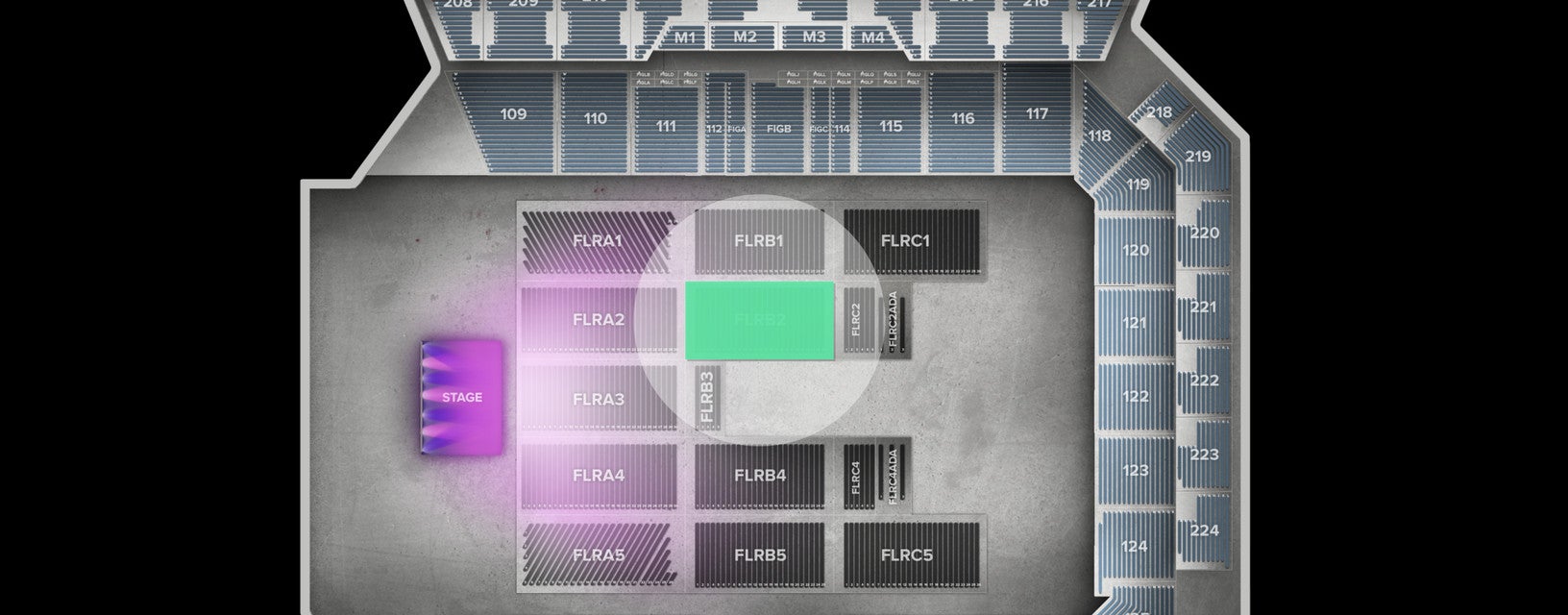 Seat view from Floor