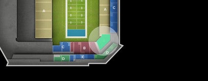 Seat view from Section