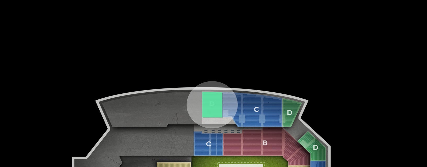 Seat view from Section