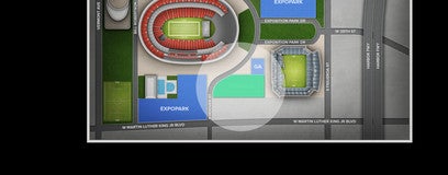 Seat view from VIP Gold