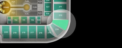 Seat view from Upper