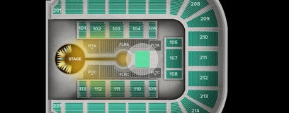 Seat view from Floor