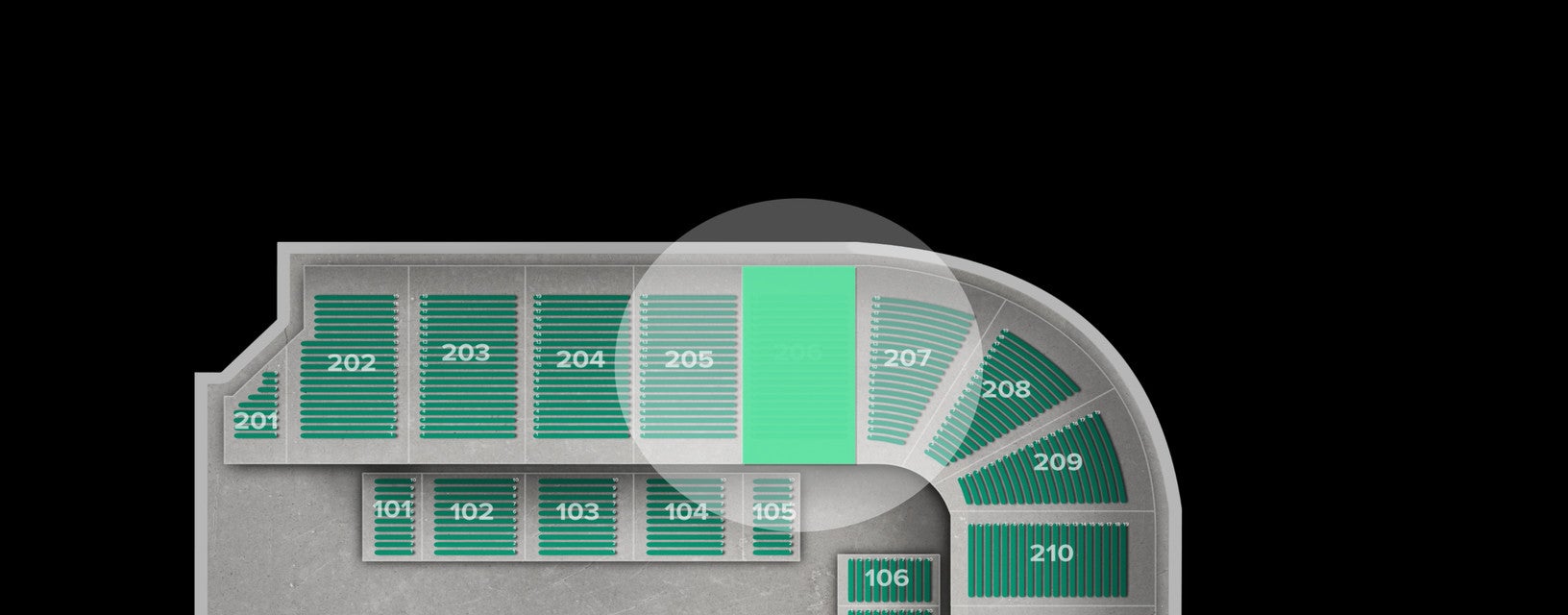 Seat view from Upper