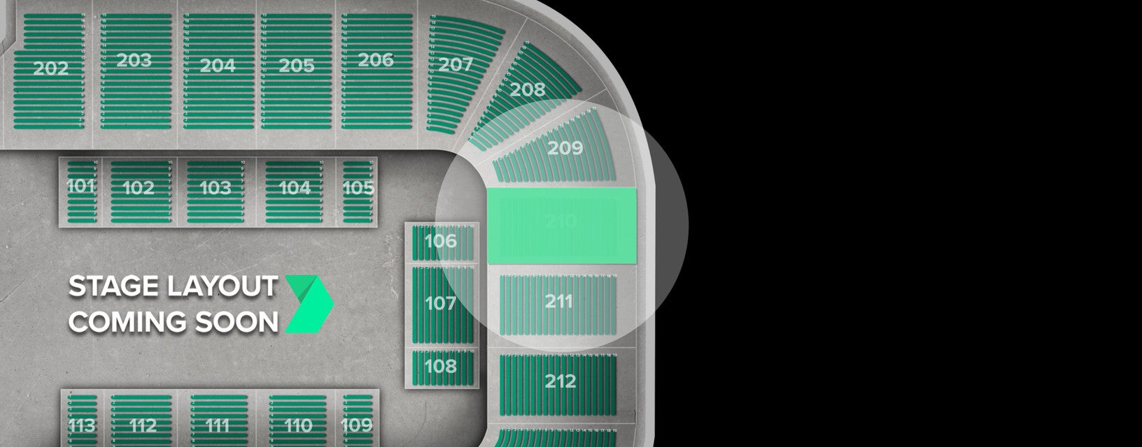 Seat view from Upper