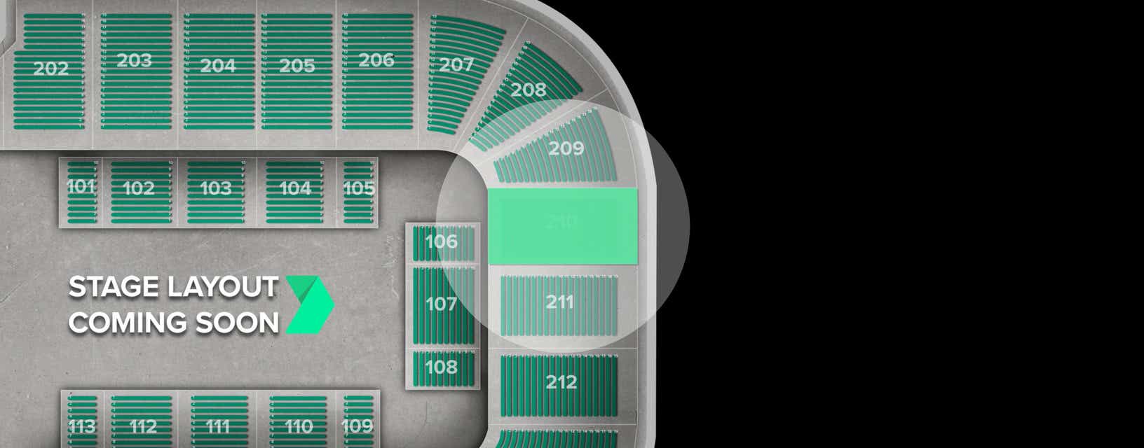 Seat view from Upper