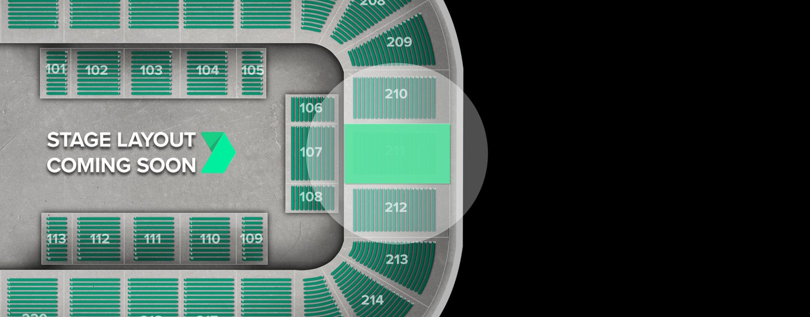 Seat view from Upper