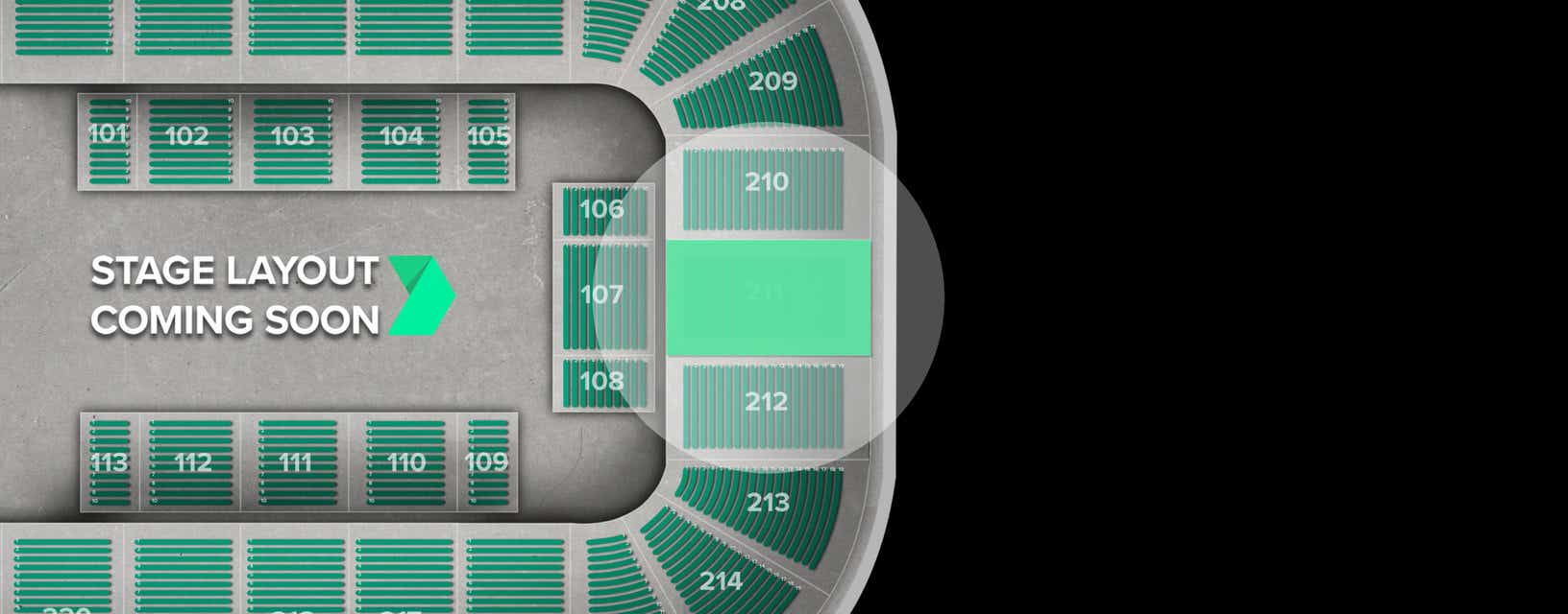 Seat view from Upper