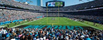 Seat view from Middle End Zone