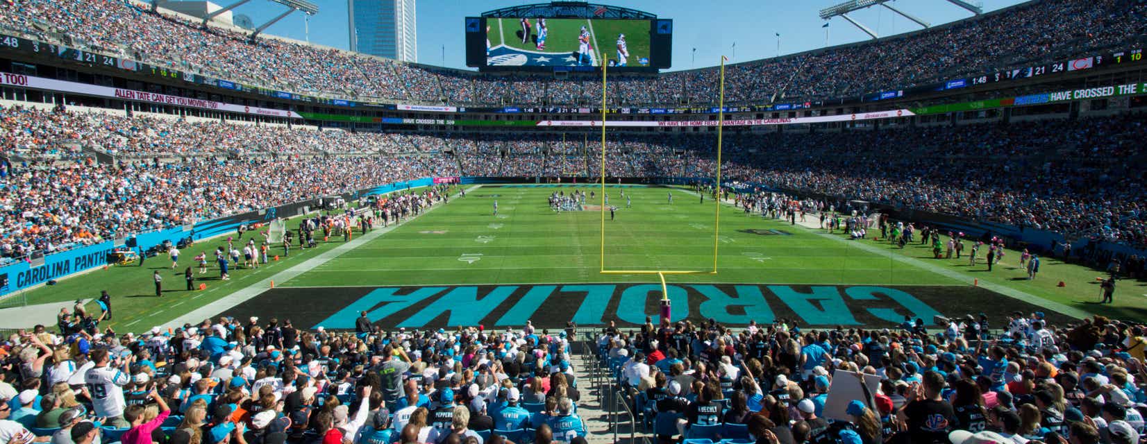 Seat view from Middle End Zone