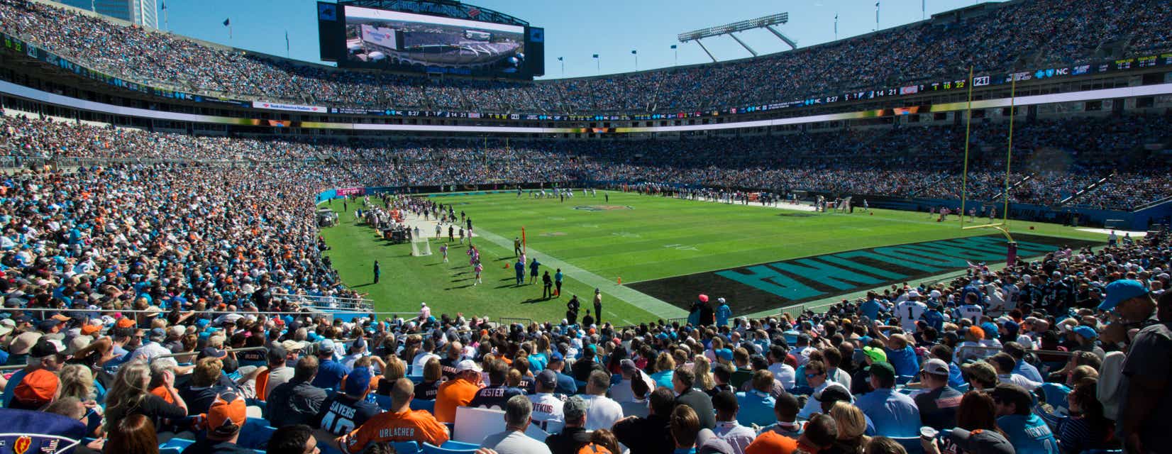 Seat view from Middle End Zone