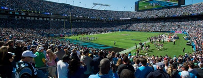 Seat view from Middle End Zone