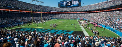 Seat view from Middle End Zone