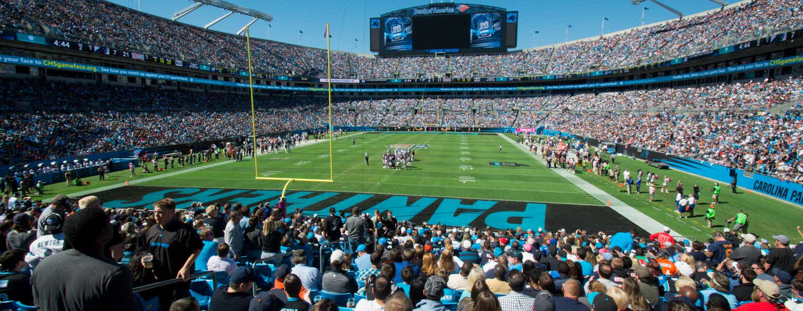 Seat view from Middle End Zone