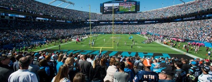 Seat view from Middle End Zone