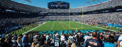 Seat view from Middle End Zone