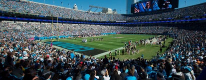 Seat view from Middle End Zone