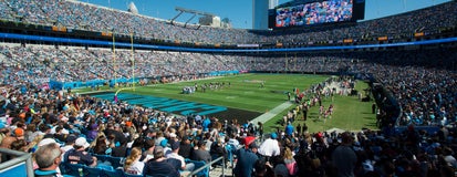 Seat view from Middle End Zone