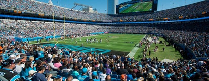 Seat view from Middle End Zone